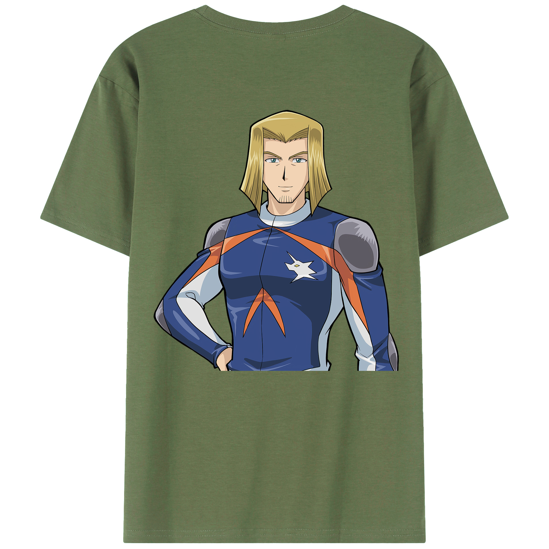 （画像用） 遊☆戯☆王 Yu-Gi-Oh! 綿100％ メンズ半袖Tシャツ（バックプリント） 通気性